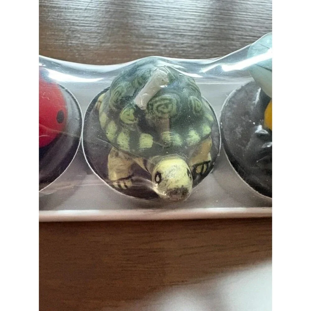 Animal Tea Light Candles Frog Ladybug Bee Turtle